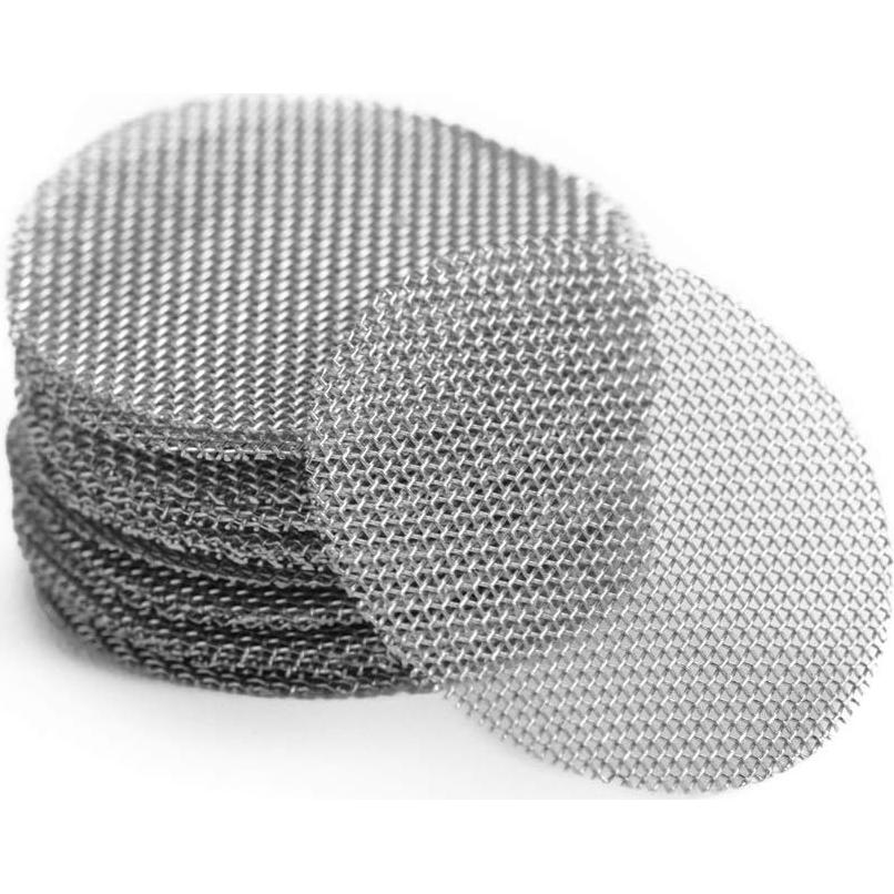 200 Piezas Pantallas de Tubo Krendr 1.91 cm Acero Inoxidable