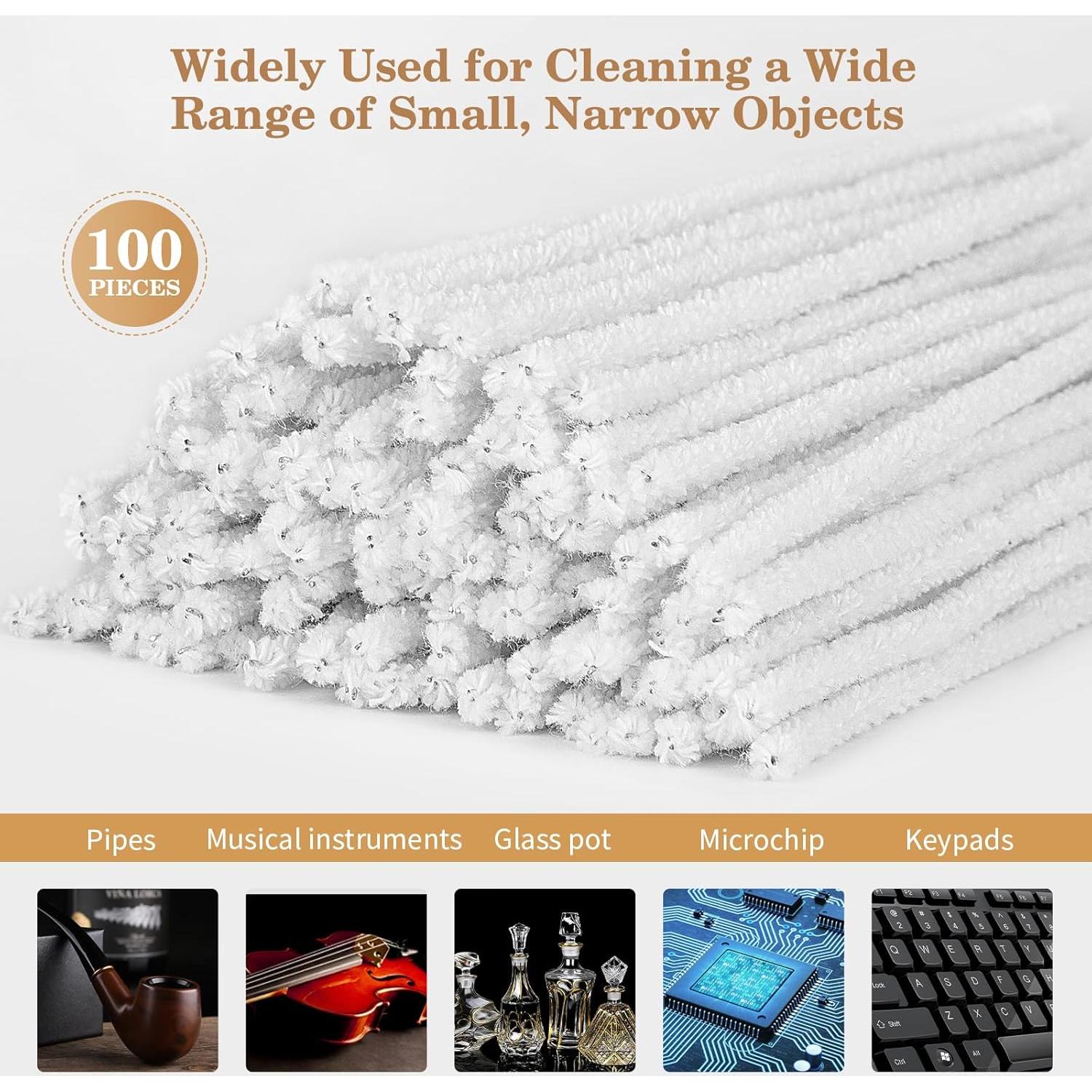 Limpiadores de Pipas de Algodón Scotte - 100 Piezas Flexibles