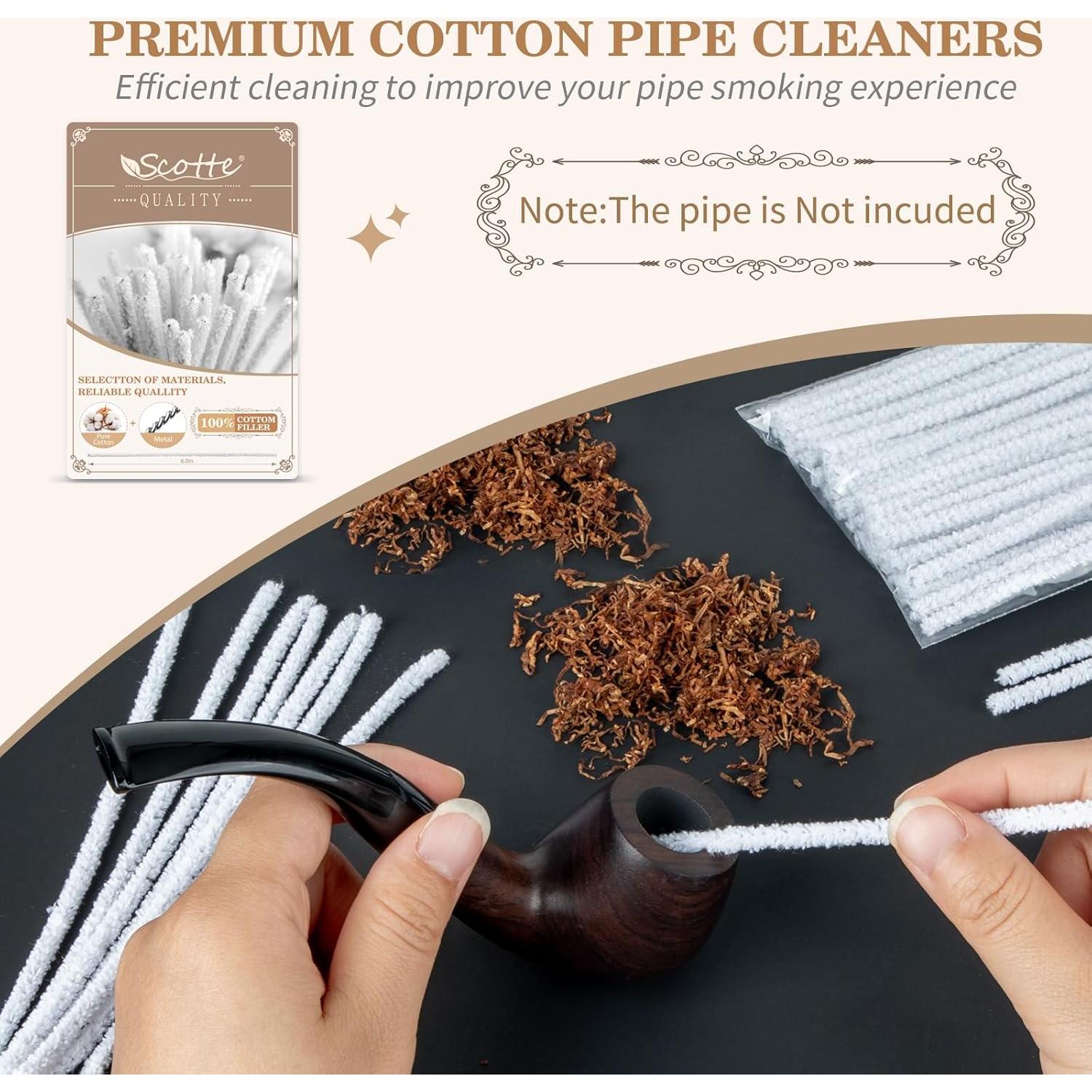 Limpiadores de Pipas de Algodón Scotte - 100 Piezas Flexibles