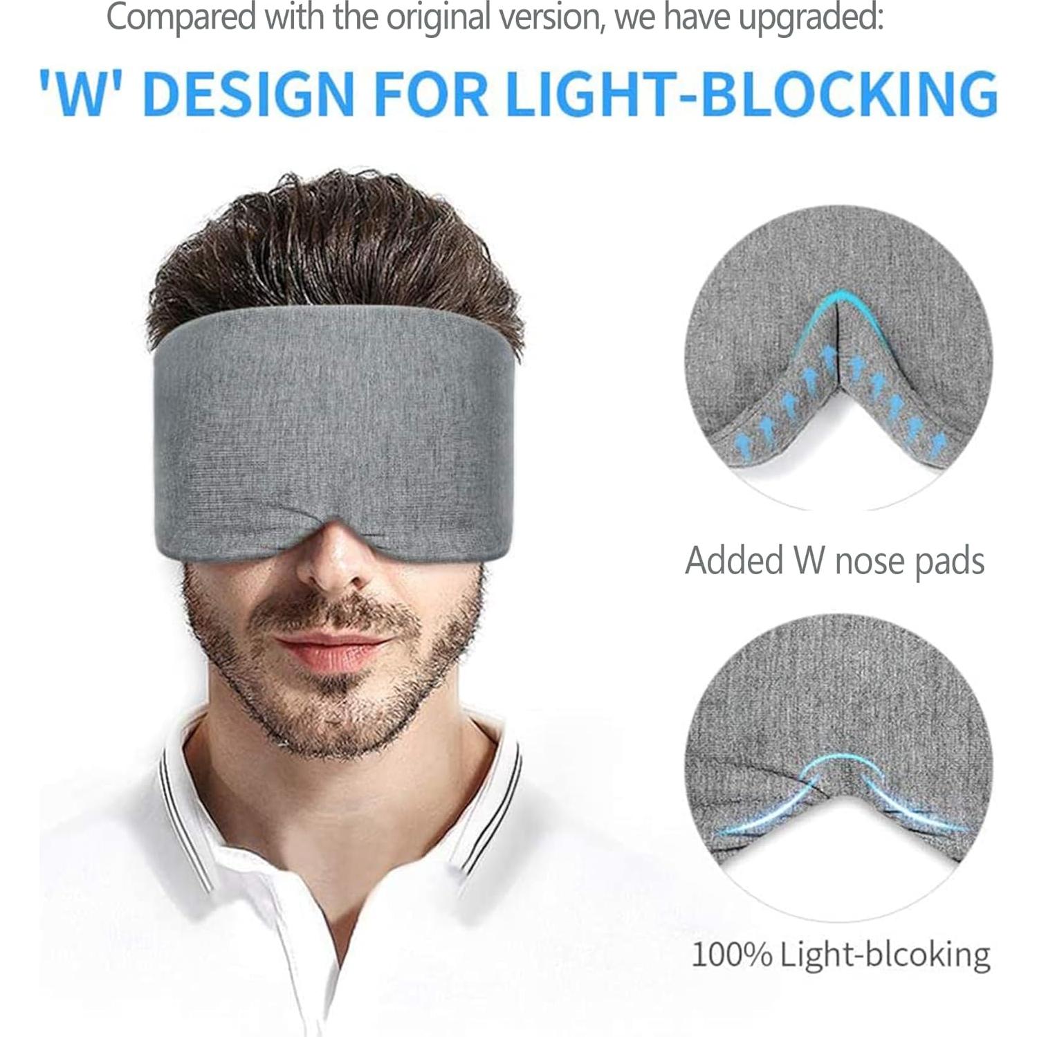 Máscara de Ojos FRESHME para Dormir - Bloqueo de Luz Mejorado