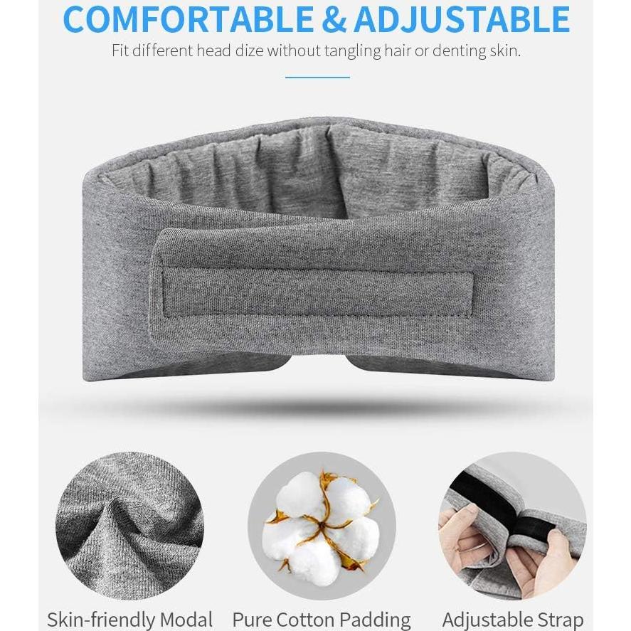 Máscara de Ojos FRESHME para Dormir - Bloqueo de Luz Mejorado