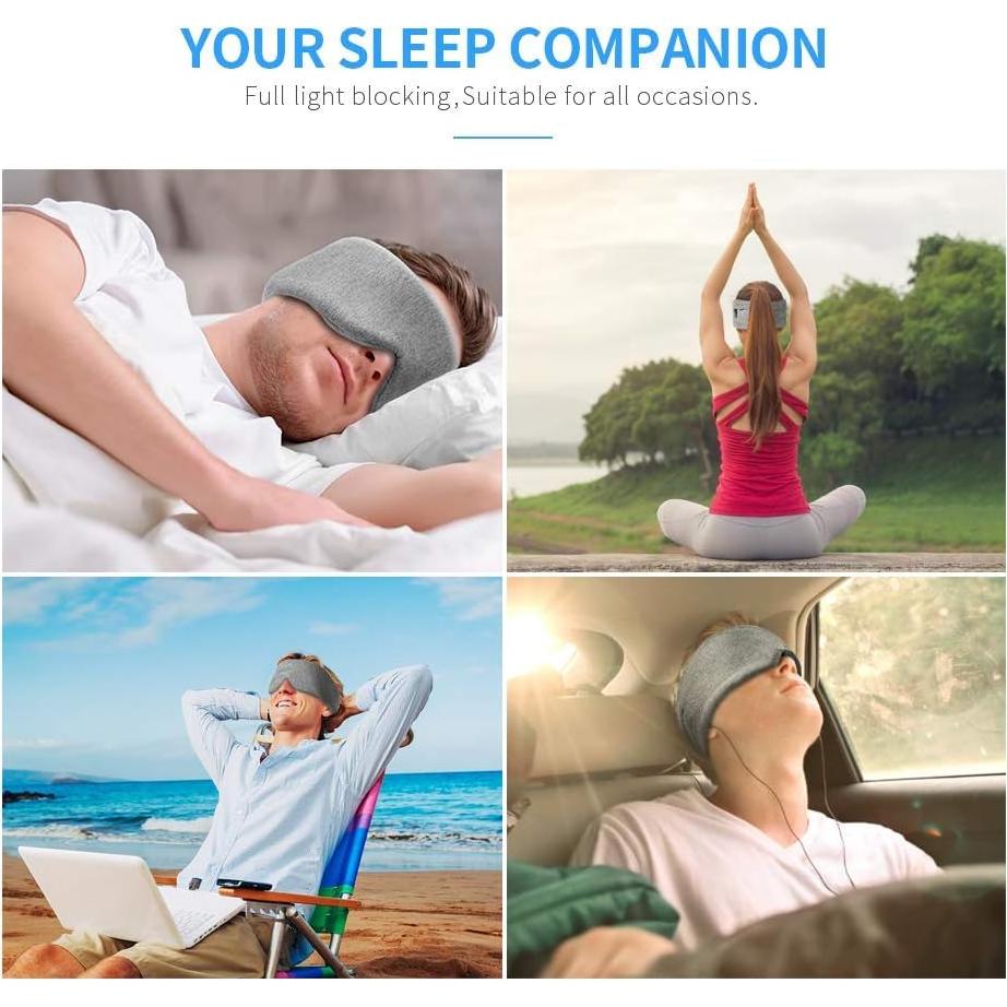 Máscara de Ojos FRESHME para Dormir - Bloqueo de Luz Mejorado