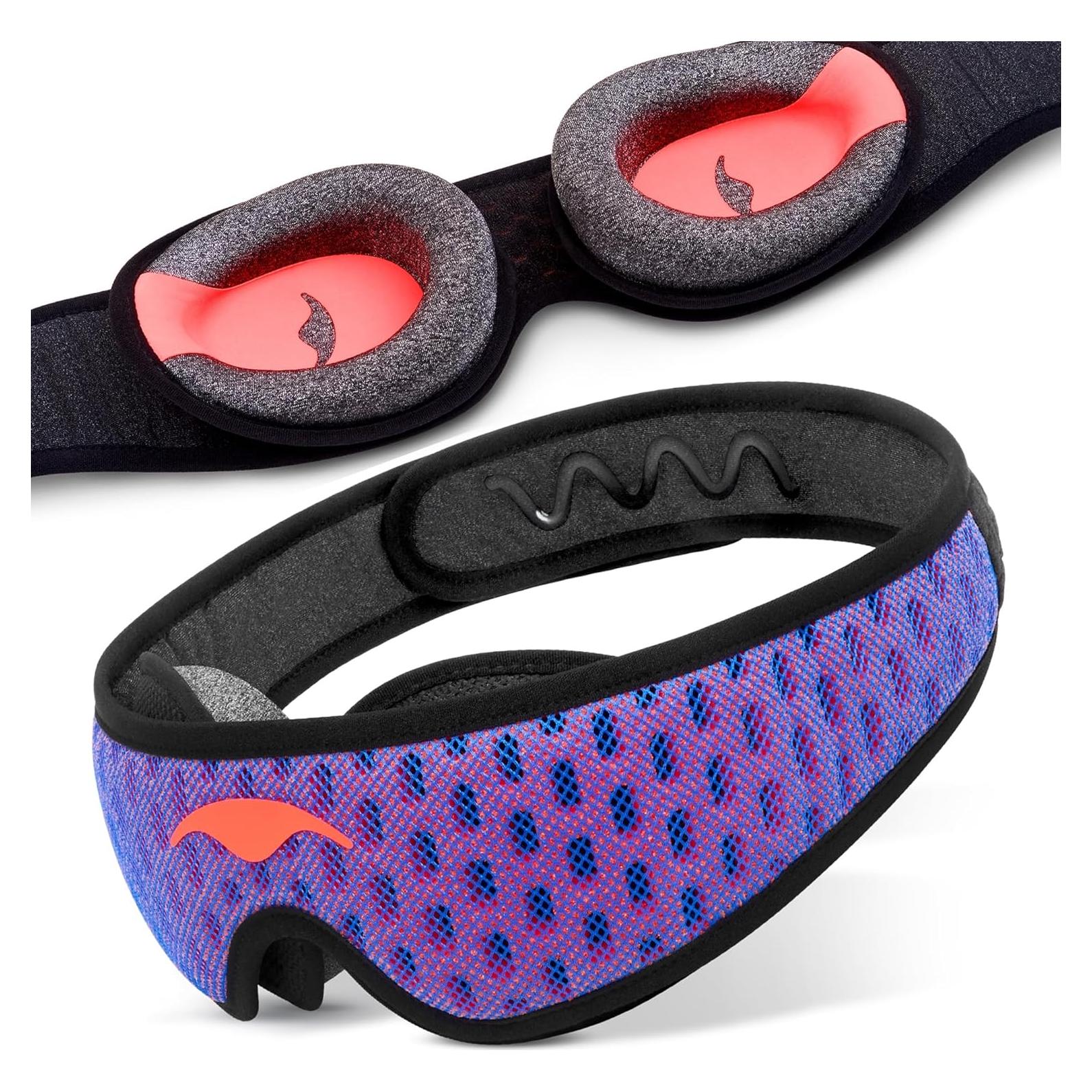 Manta Pro Máscara de Sueño 100% Blackout para Dormir de Lado