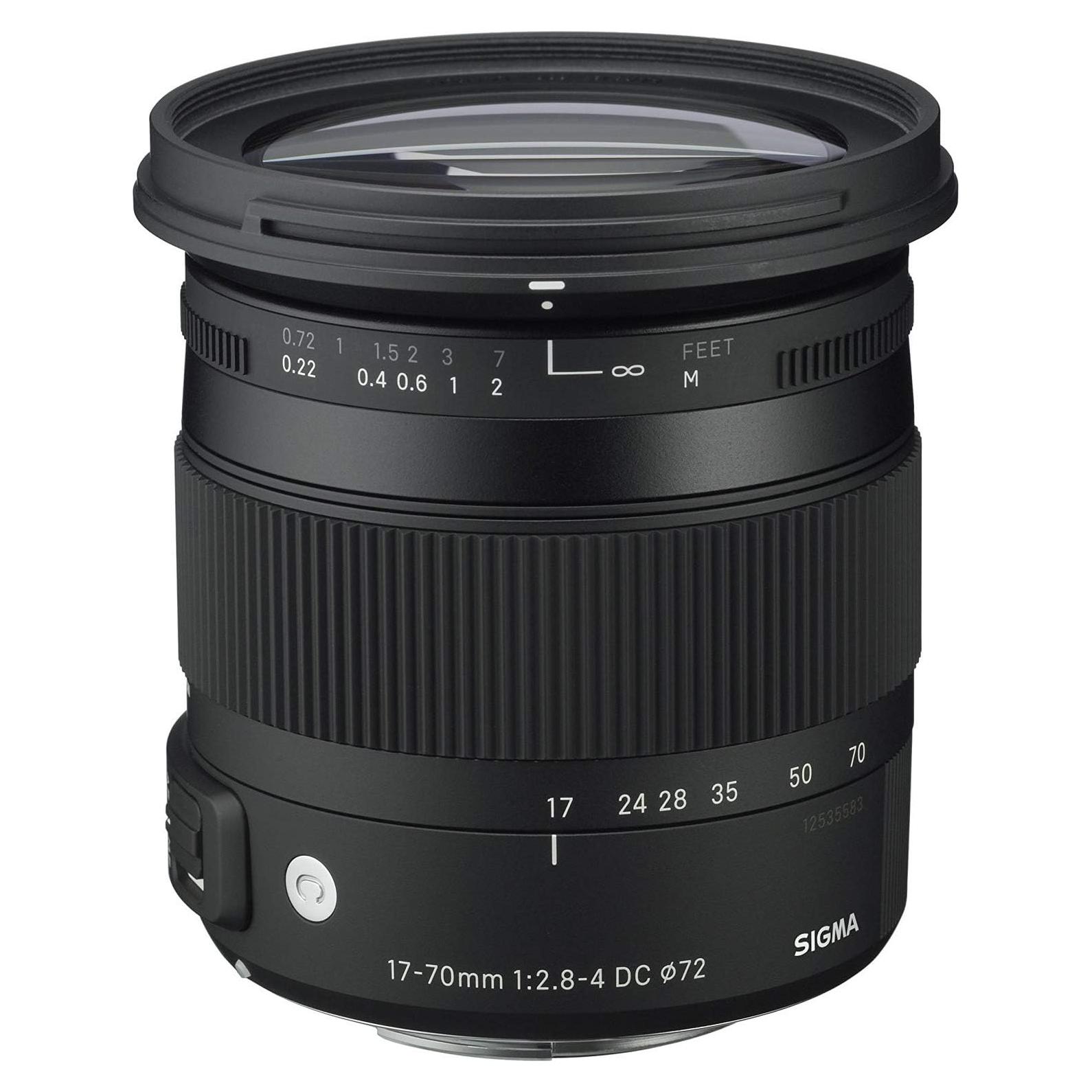 Lente Sigma 17-70mm F2.8-4 DC Macro OS HSM para Canon Renovado