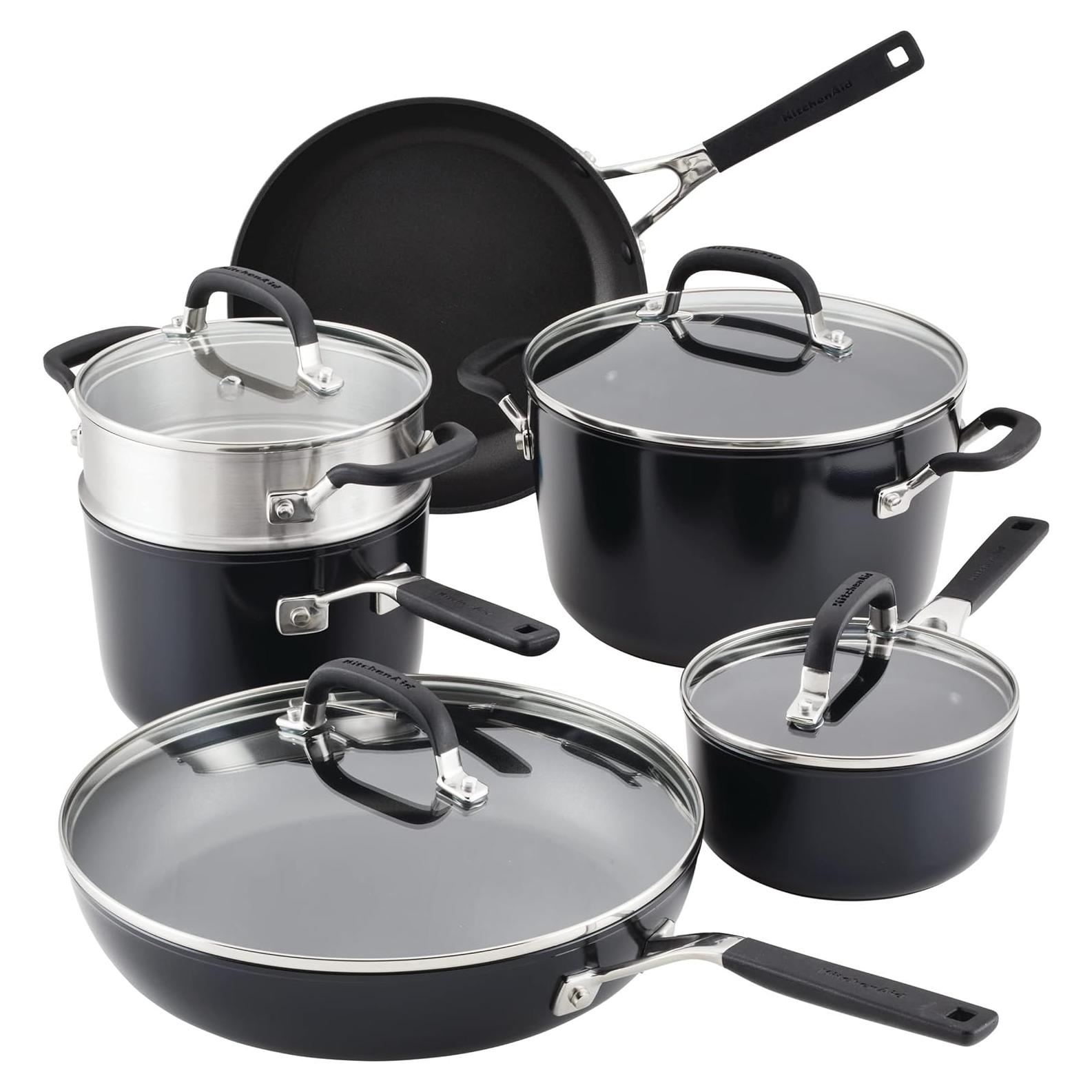 Juego de Utensilios de Cocina KitchenAid 10 Piezas Aluminio