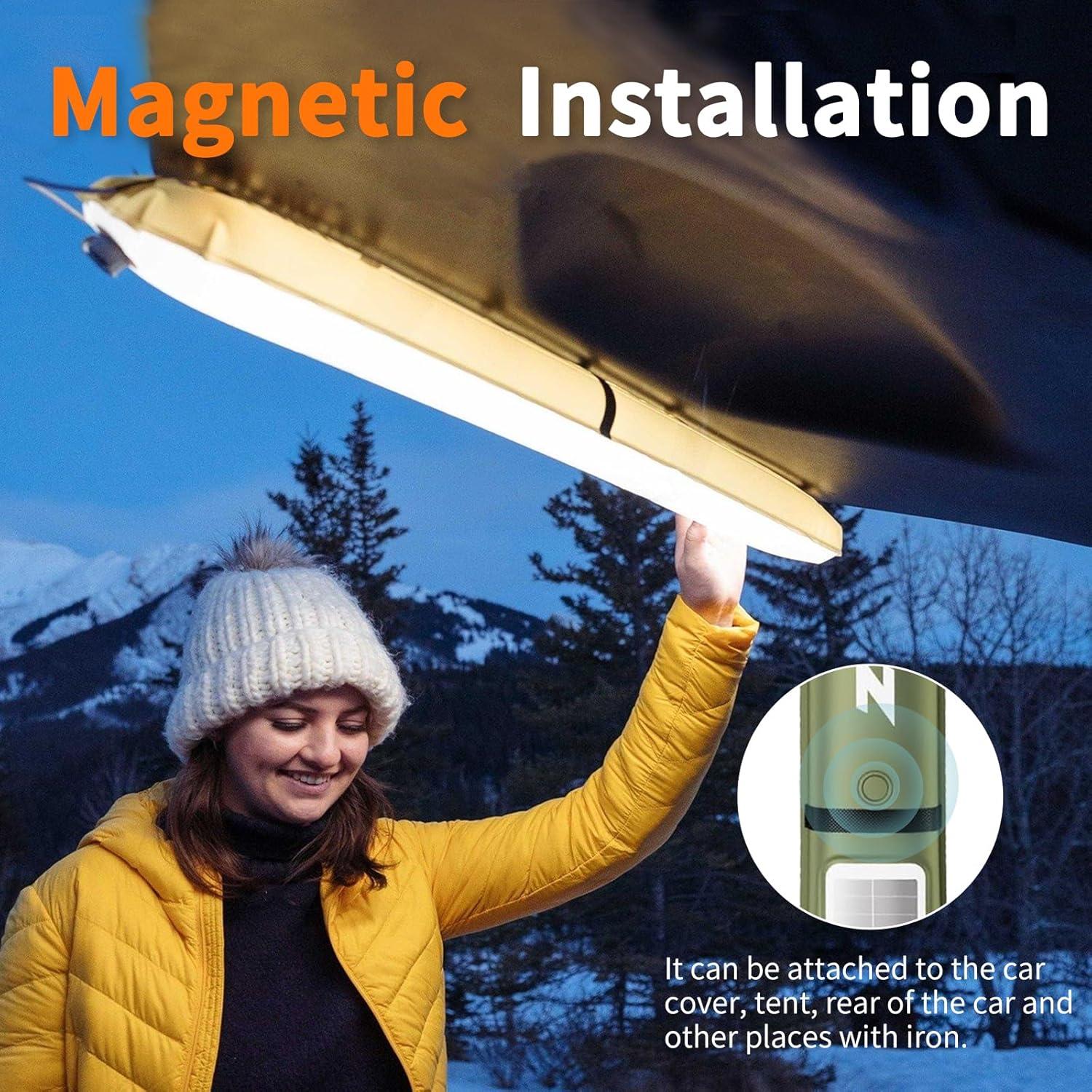 Linterna de Camping Inflable Ztarx, Recargable Solar y USB, IP66