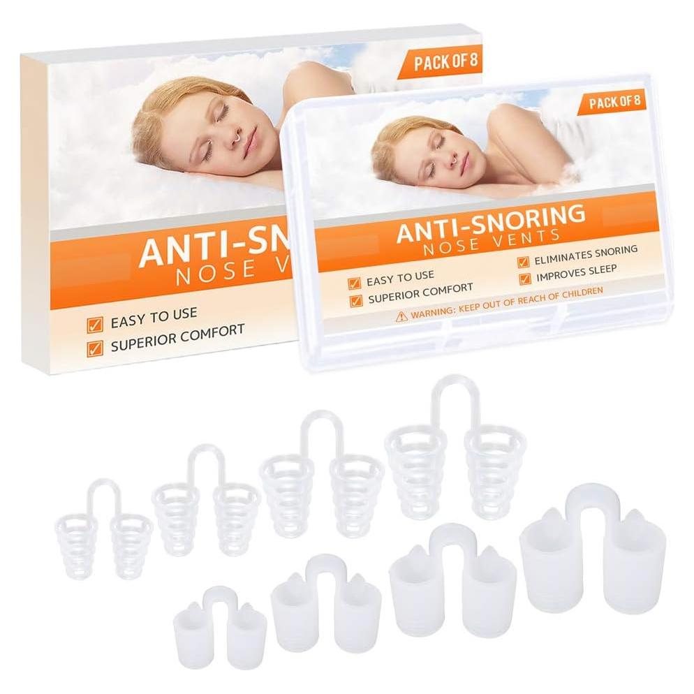 Dilator Nasal Anti-Ronquidos Mobi Lock - Paquete de 8 Tamaños