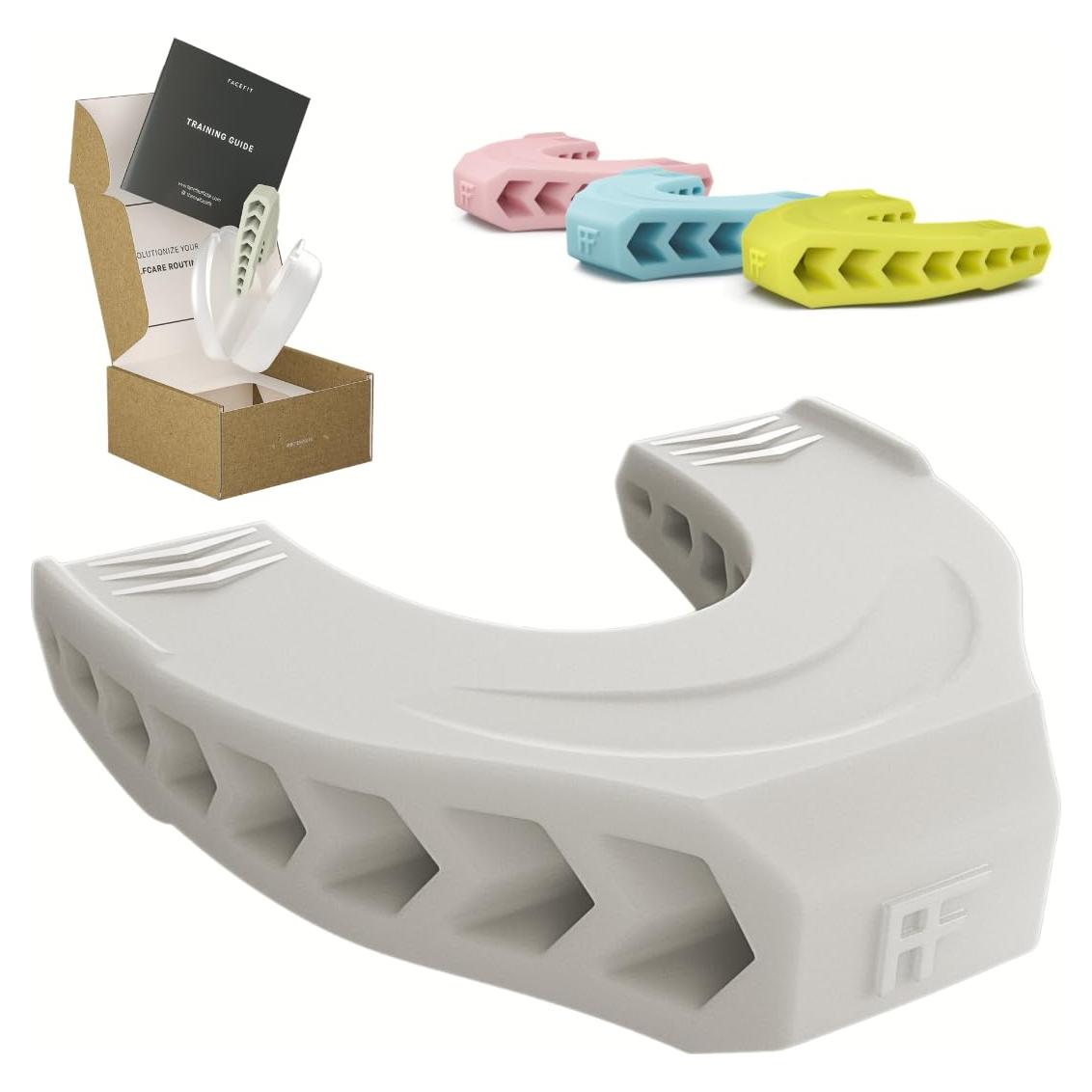 Ejercitador de Mandíbula Facefit - Silicona Alimenticia Gris