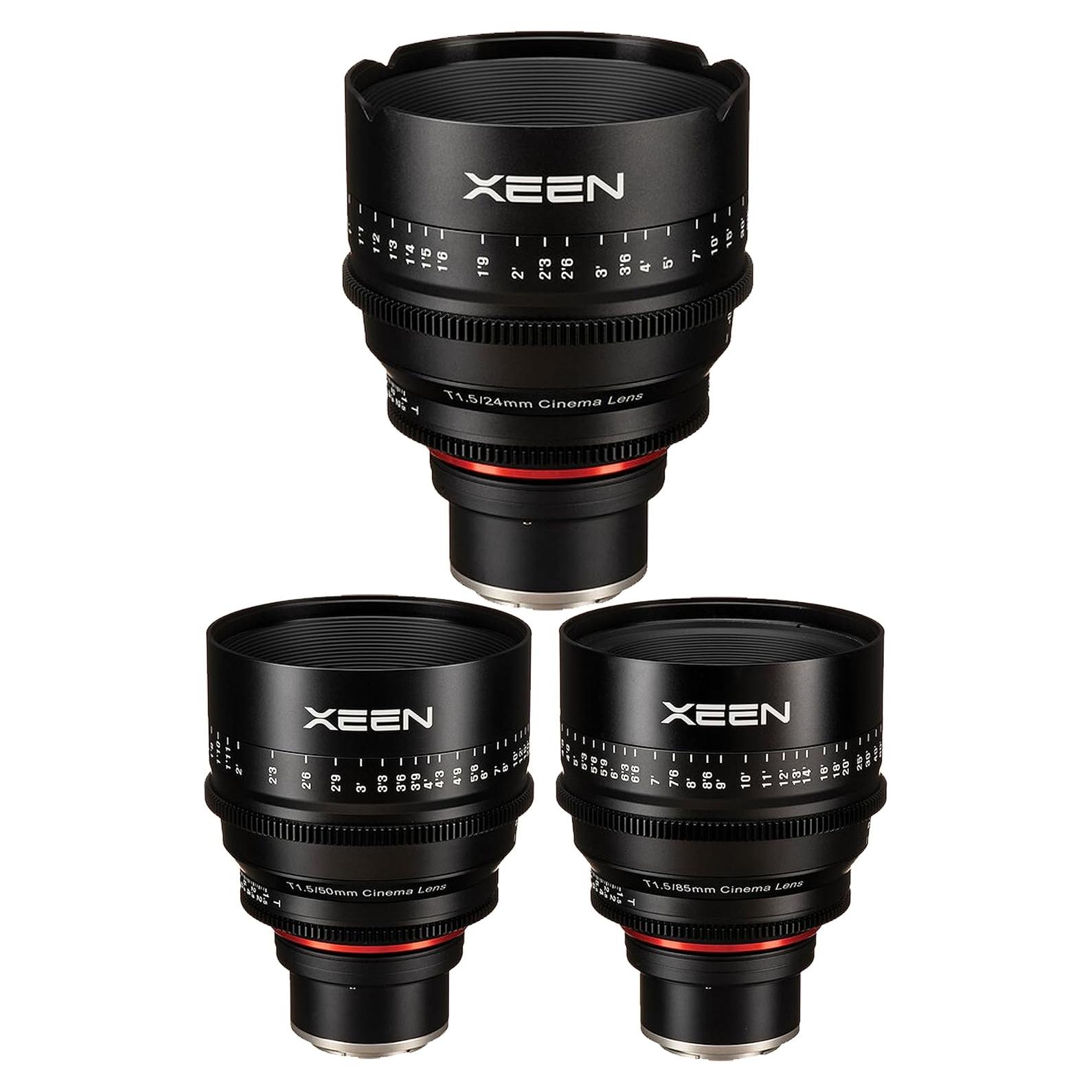 Lentes de Cine Pro Rokinon XEEN 24, 50, 85mm T1.5 Sony E