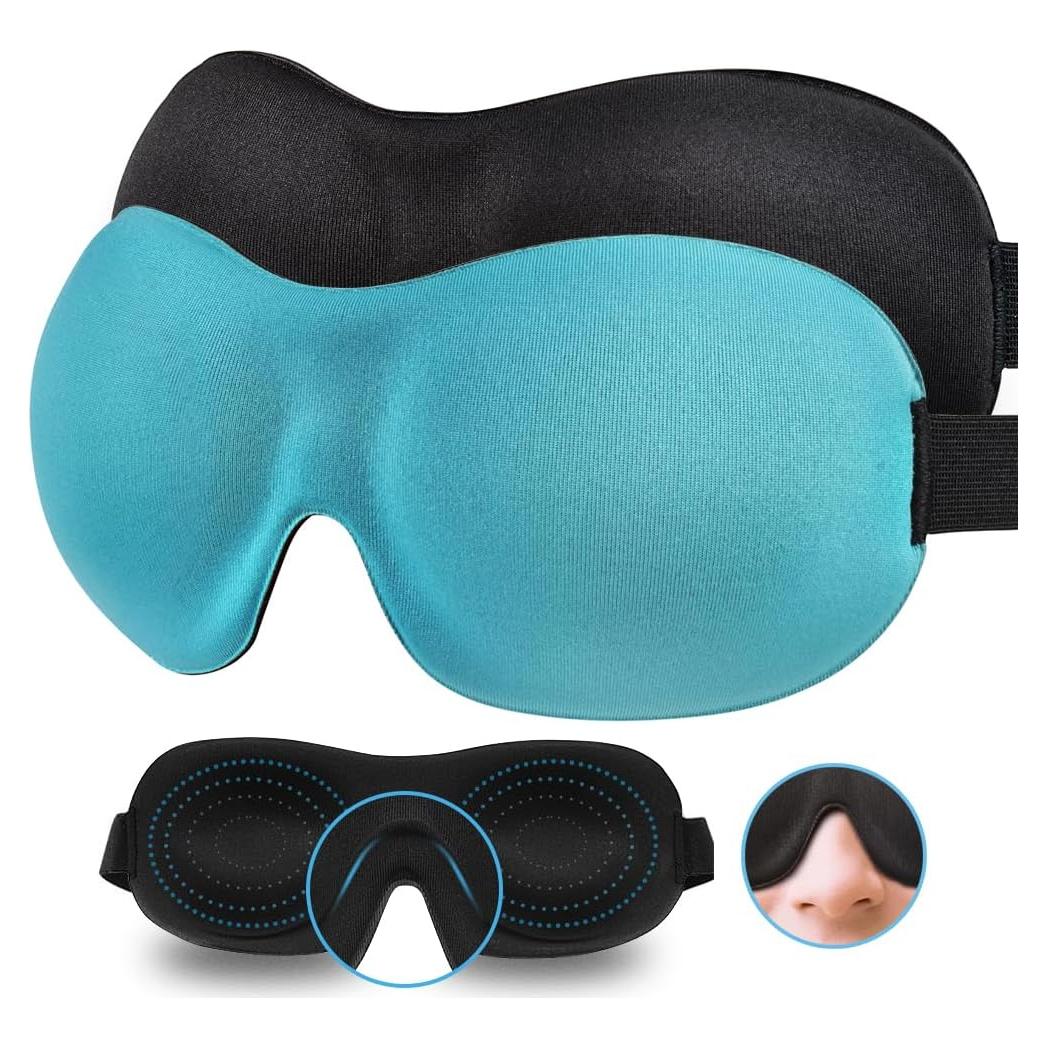 Máscara de Sueño Sleepfun 3D Ultra Ligera Paquete de 2