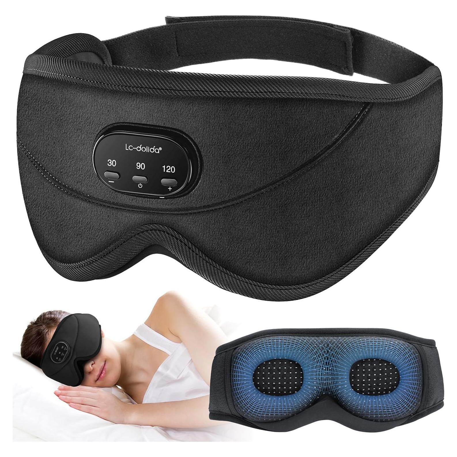 Máscara de Sueño LC-dolida con Ruido Blanco y Bluetooth 5.4