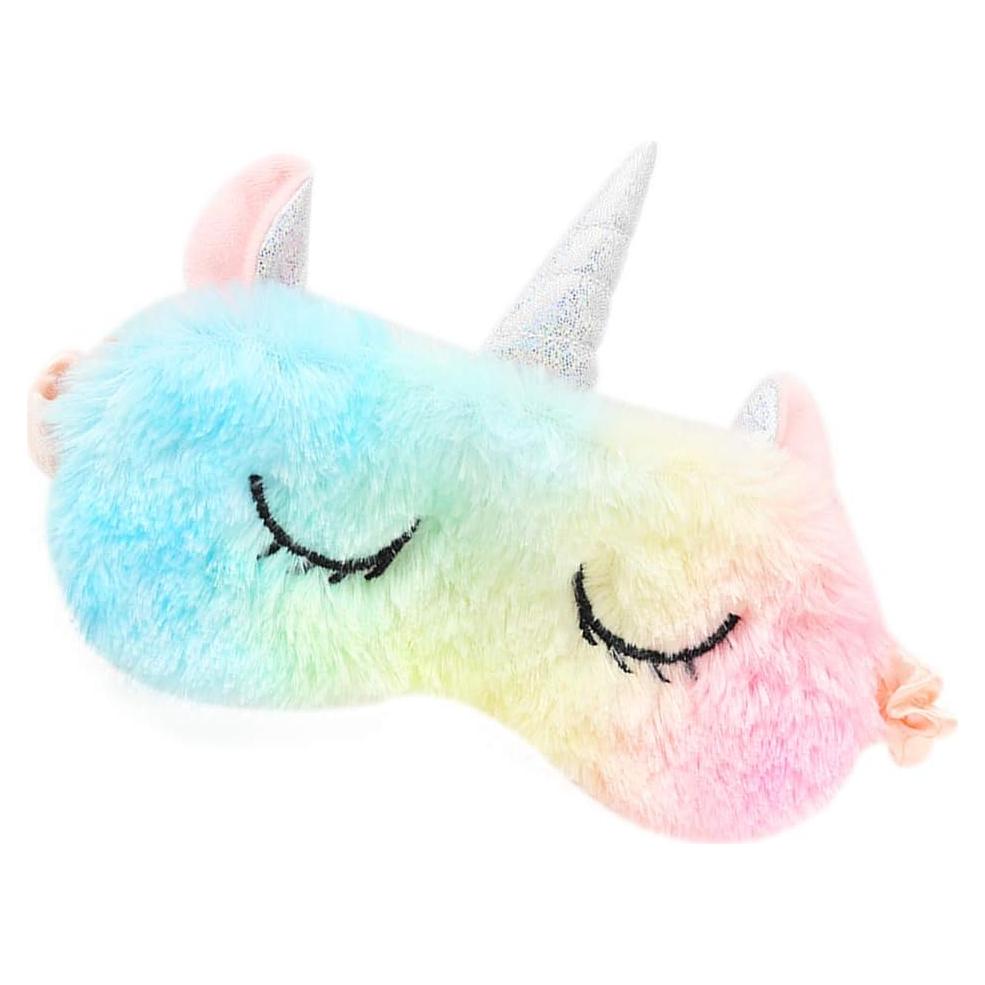 Máscara de Sueño KANOA Unicornio Arcoíris Suave 15x10cm