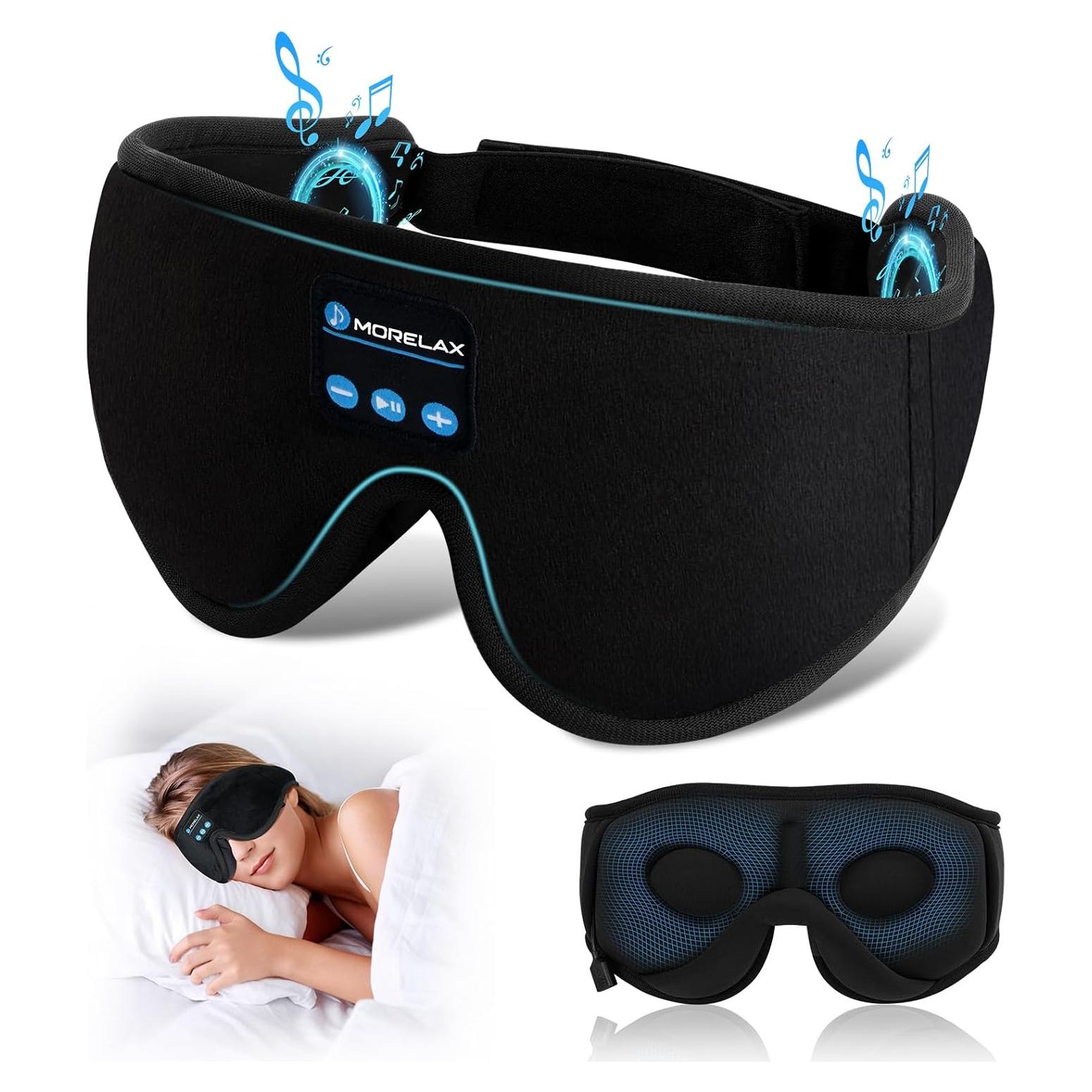 Máscara de dormir Bluetooth Morelax 3D con altavoces