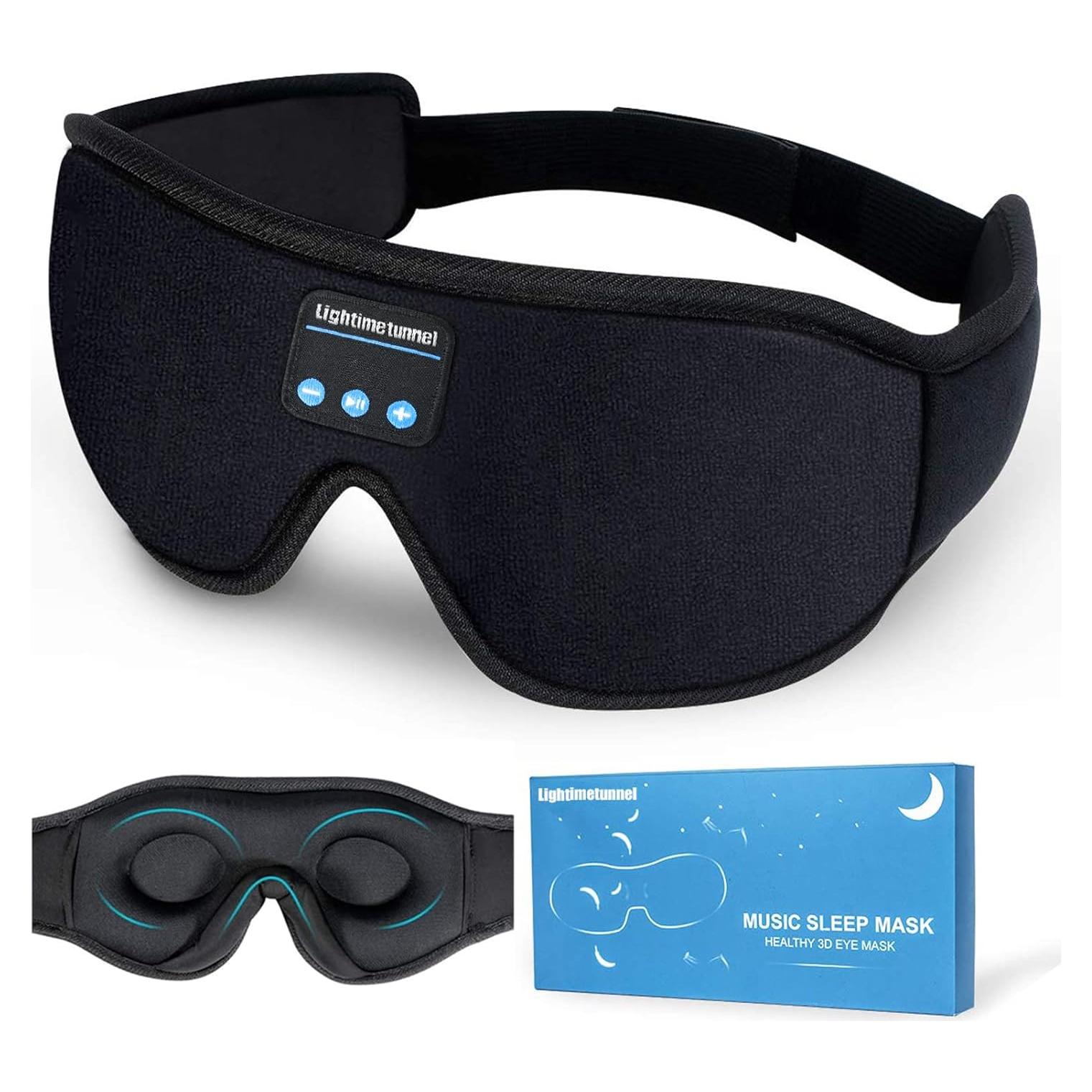 Máscara de ojos Bluetooth 5.0 Lightimetunnel para dormir