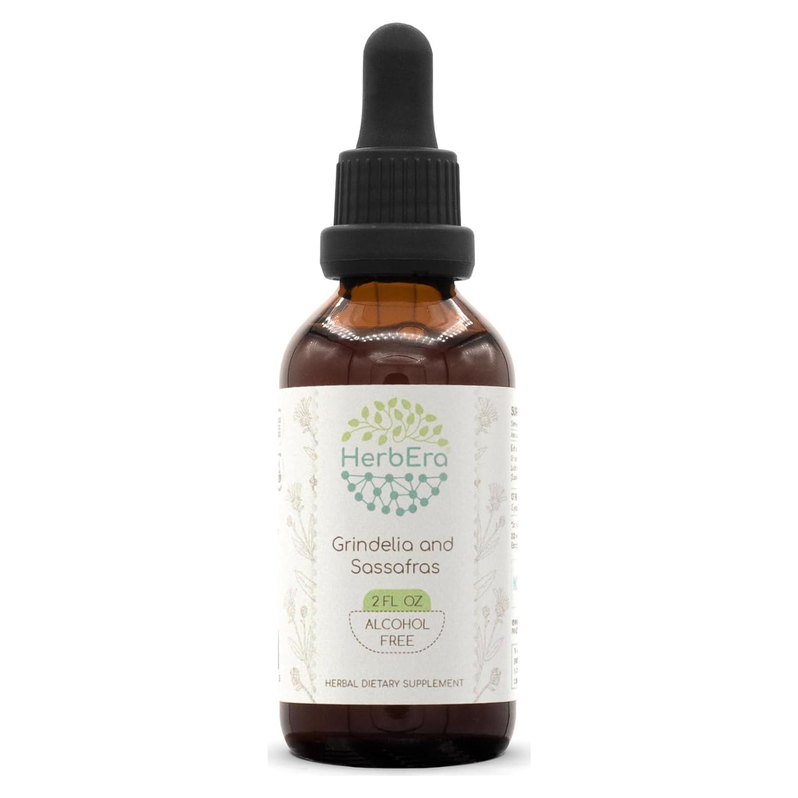 Extracto Herbal Sin Alcohol HerbEra 59 ml - Grindelia y Sassafras