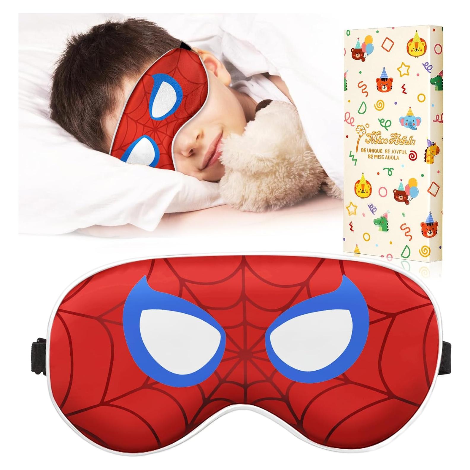 Máscara de Sueño Miss Adola para Niños - Seda Kawaii Ajustable