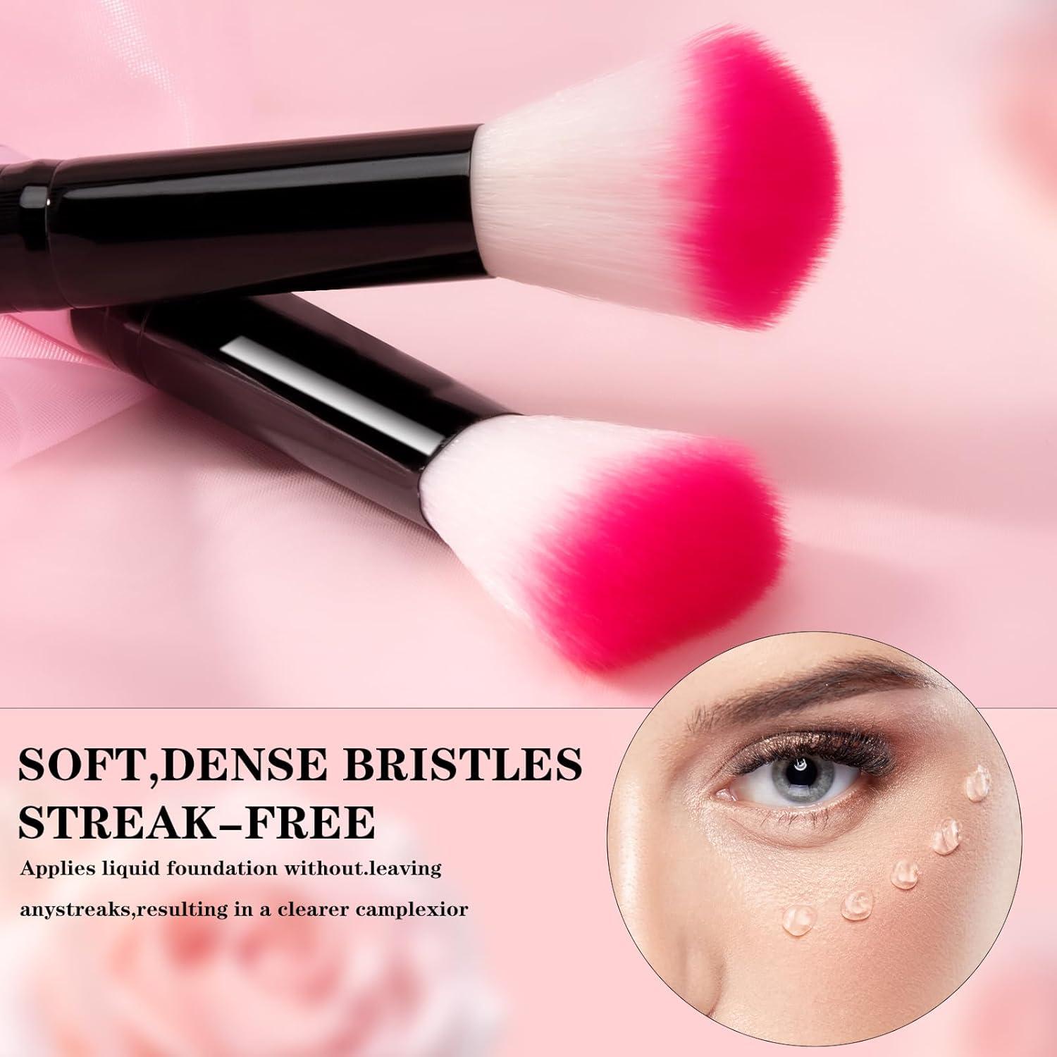 Set de Pinceles de Maquillaje VANDER 32 Piezas Rosa