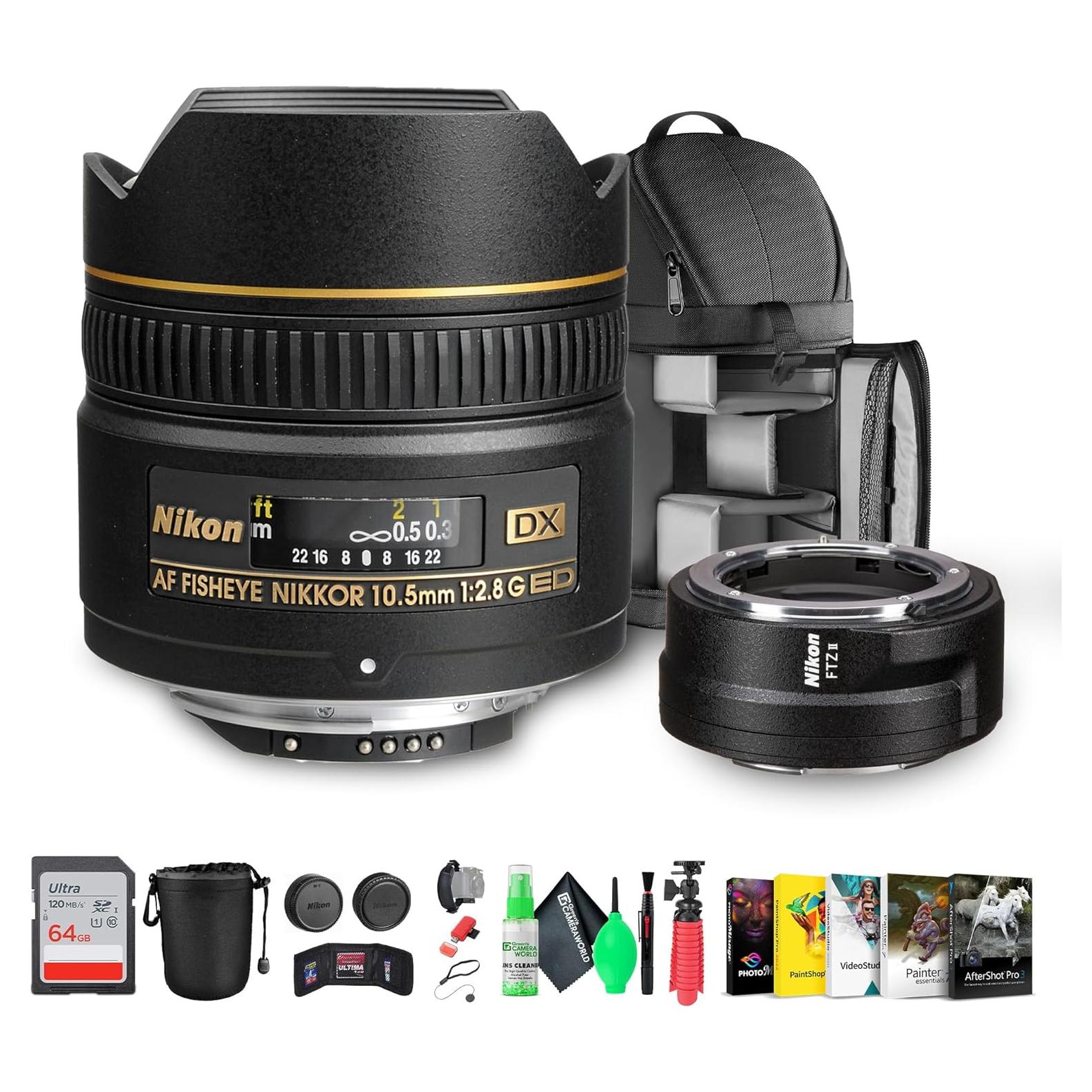 Lente Nikon NIKKOR AF DX Ojo de Pez 10.5mm f/2.8G ED