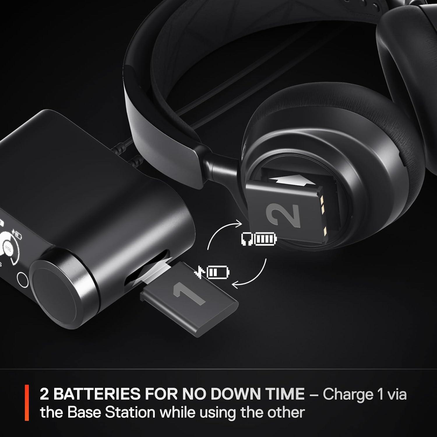 Auriculares Gaming Inalámbricos SteelSeries Arctis Nova Pro - Cancelación Activa de Ruido - PS5, PC, Switch