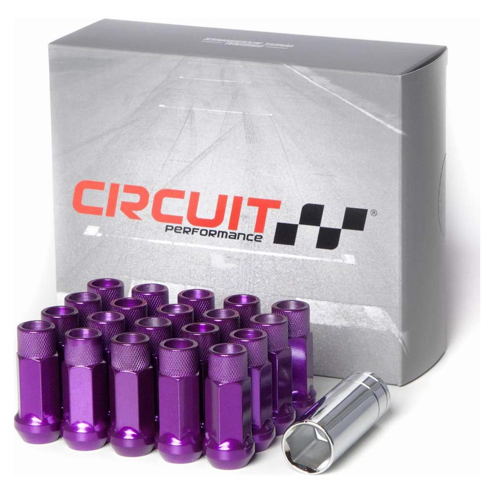 Tuerca Hexagonal Abierta Circuit Performance 12x1.25 Púrpura