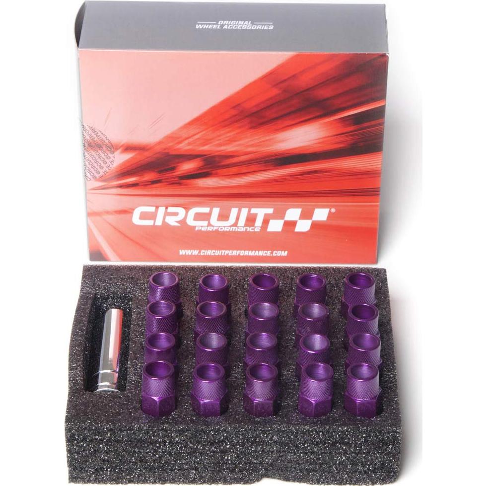 Tuerca Hexagonal Abierta Circuit Performance 12x1.25 Púrpura