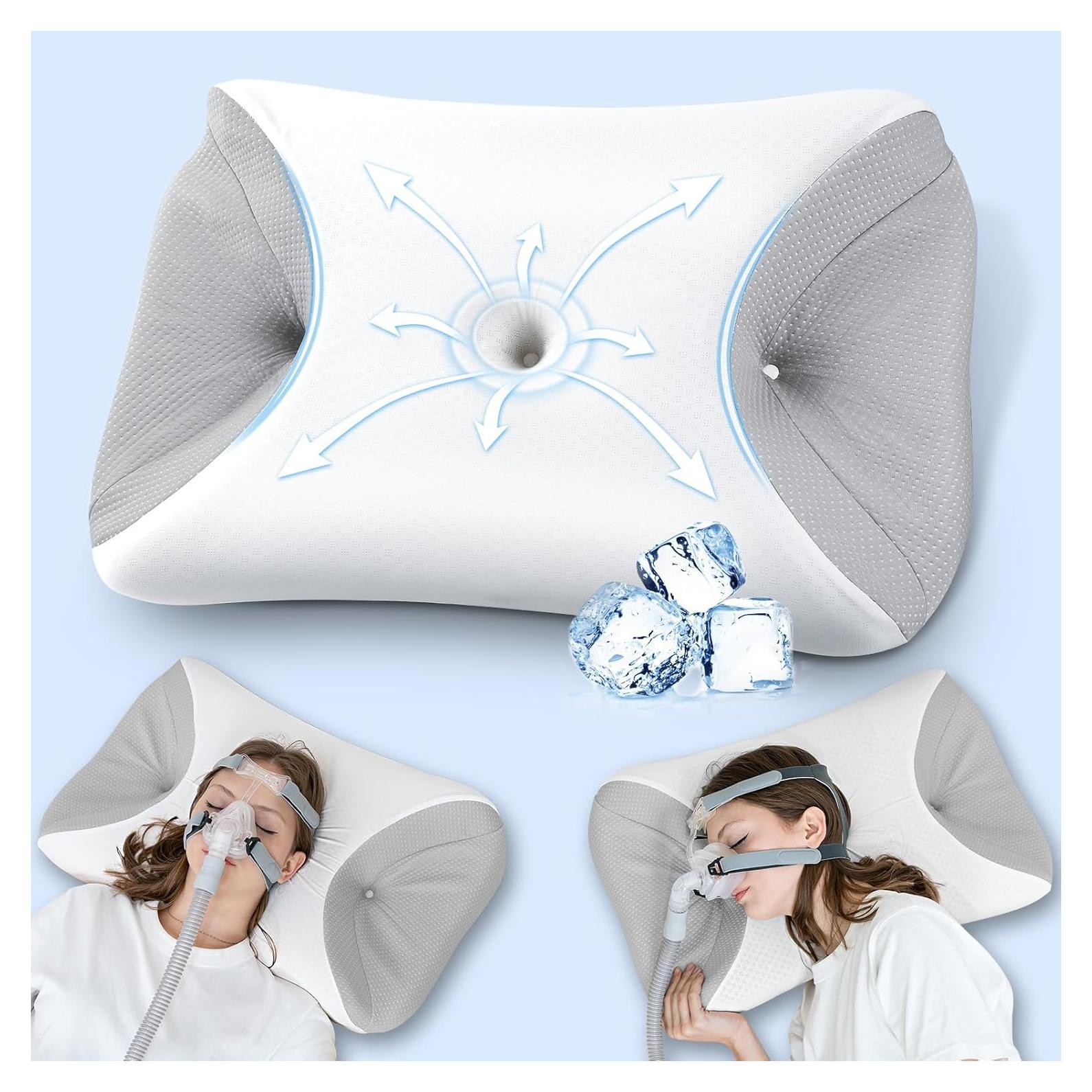 Almohada CPAP HOMCA PL08 Ergonómica para Dormir Lado