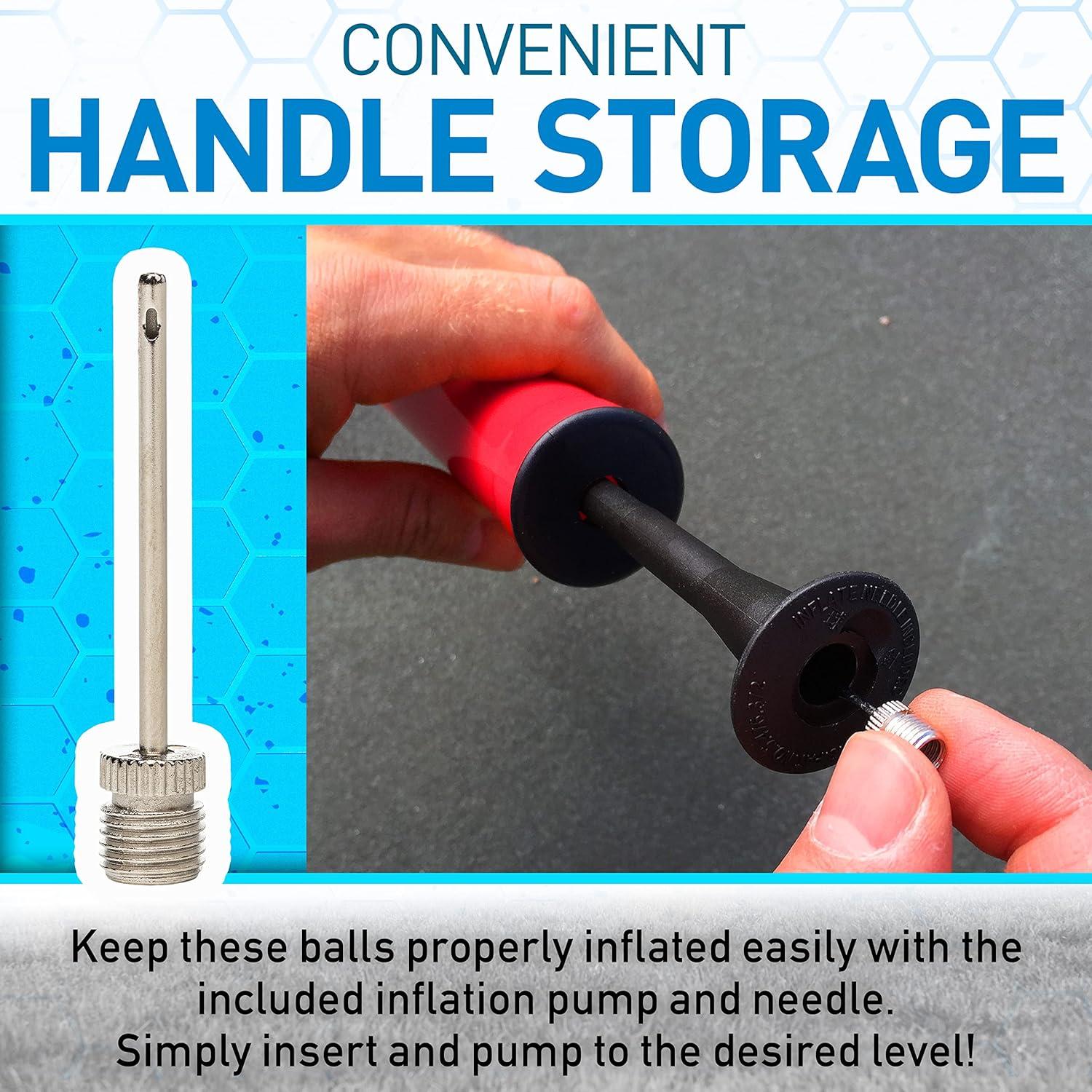 Balón de Fútbol Franklin Sports JR 1000 Negro/Dorado con Bomba