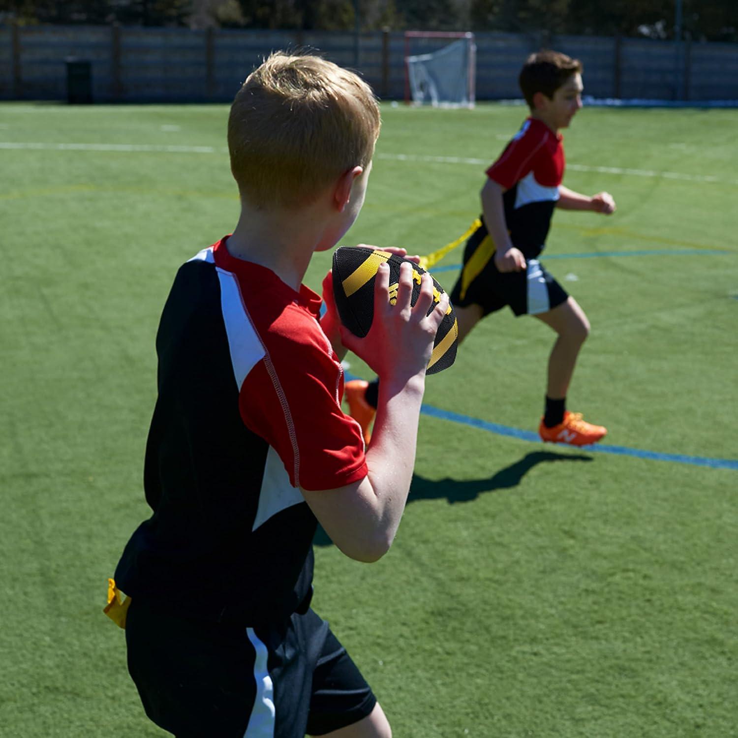 Balón de Fútbol Franklin Sports JR 1000 Negro/Dorado con Bomba