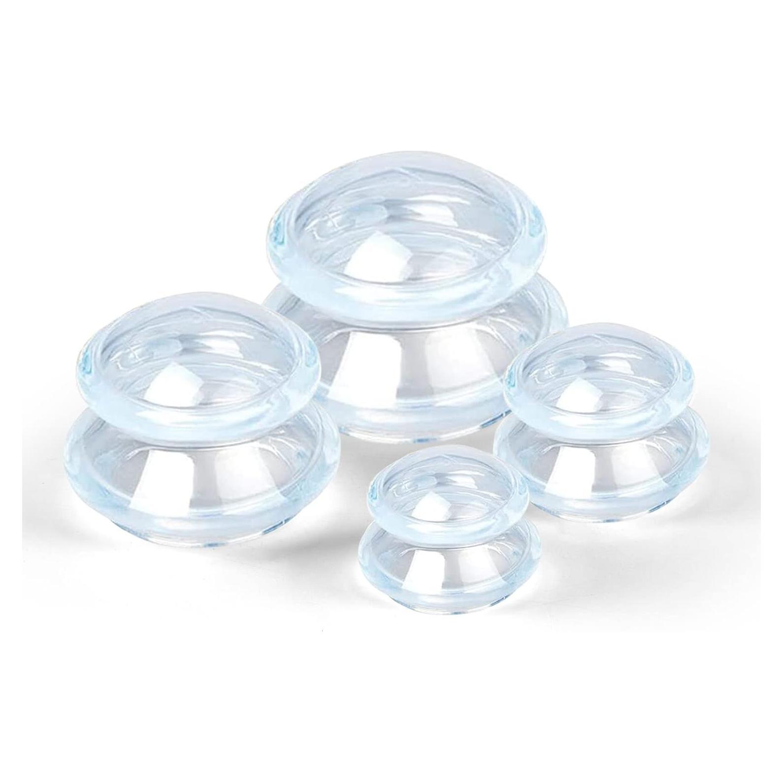 Juego de Ventosas de Silicona H-BDAY para Masaje y Celulitis