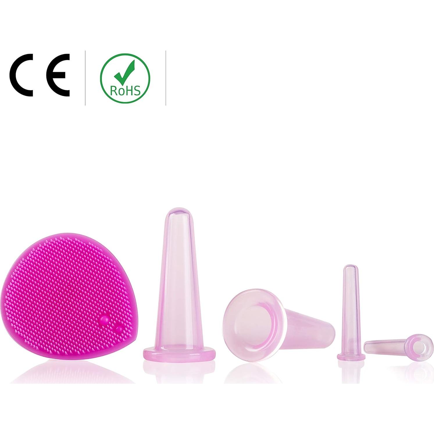 Kit de Ventosas Faciales SanDine - 5 Copas de Silicona