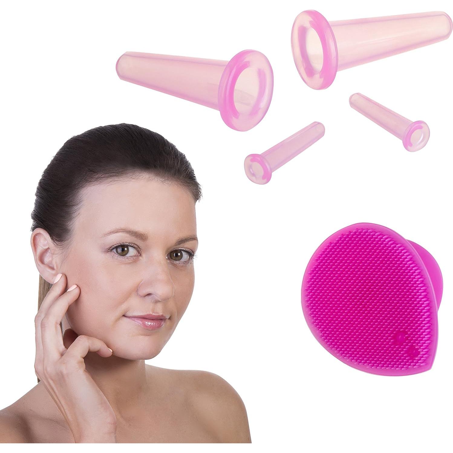 Kit de Ventosas Faciales SanDine - 5 Copas de Silicona