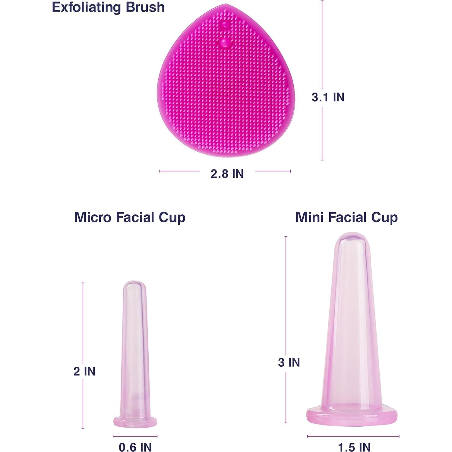 Kit de Ventosas Faciales SanDine - 5 Copas de Silicona