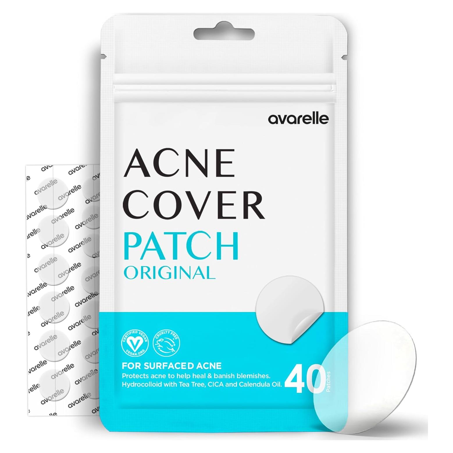 Parches para Acné Avarelle 40 Unidades Hidrocoloides