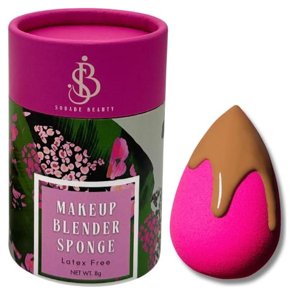 Esponjas de Maquillaje SoBabe Fucsia - Sin Látex, Ultra Suave