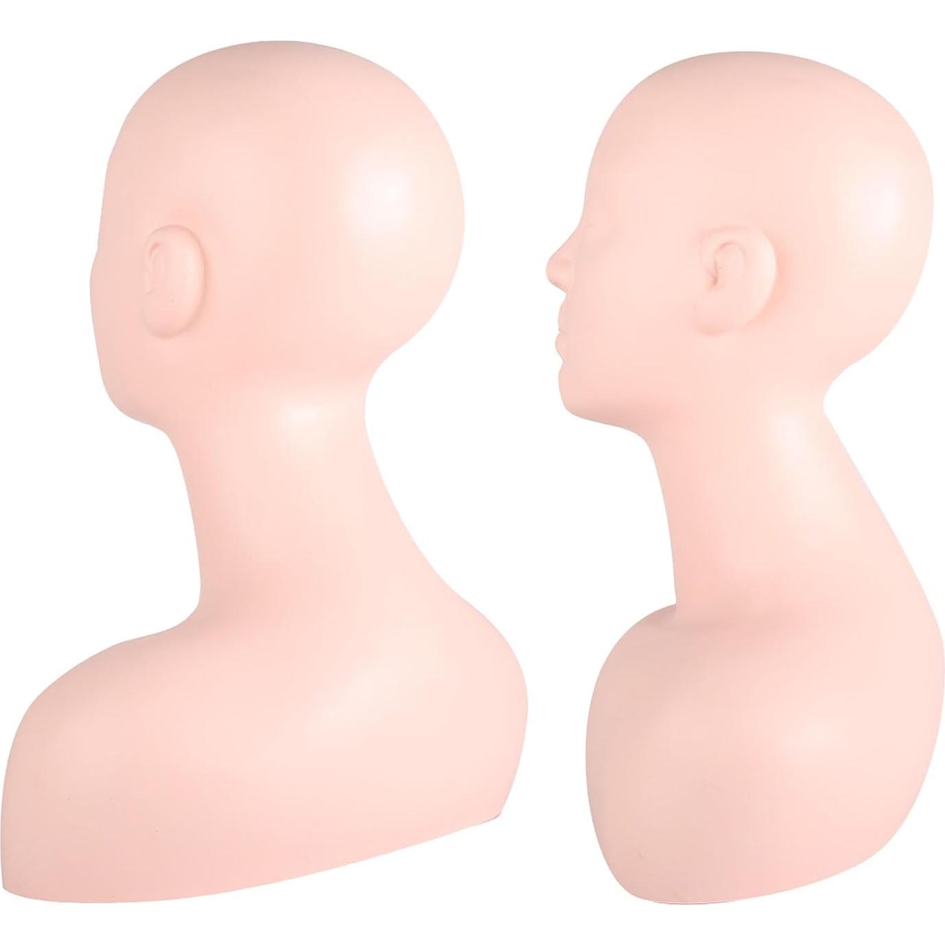 Cabeza de Maniquí Suave Lwuey para Maquillaje y Masaje