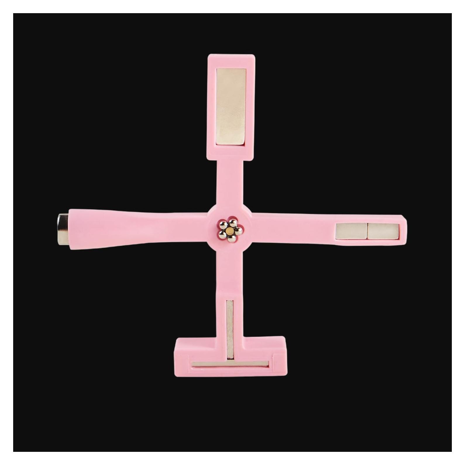 Herramienta Magnética NOVAL 5 en 1 para Uñas Rosa