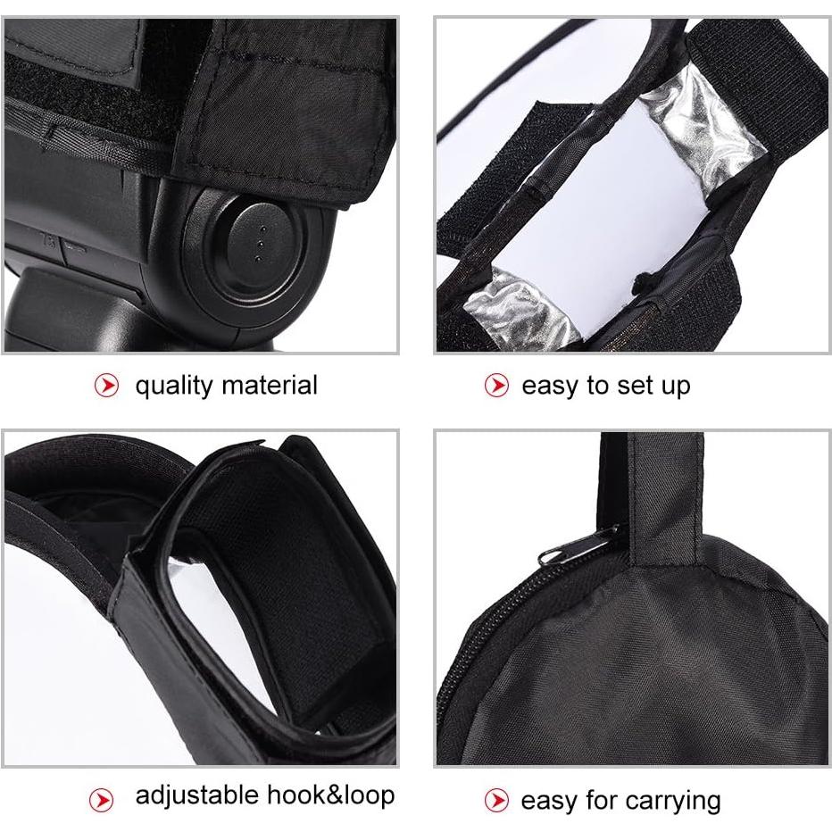 Difusor Softbox Yosoo 30cm para Flash de Cámara Portátil