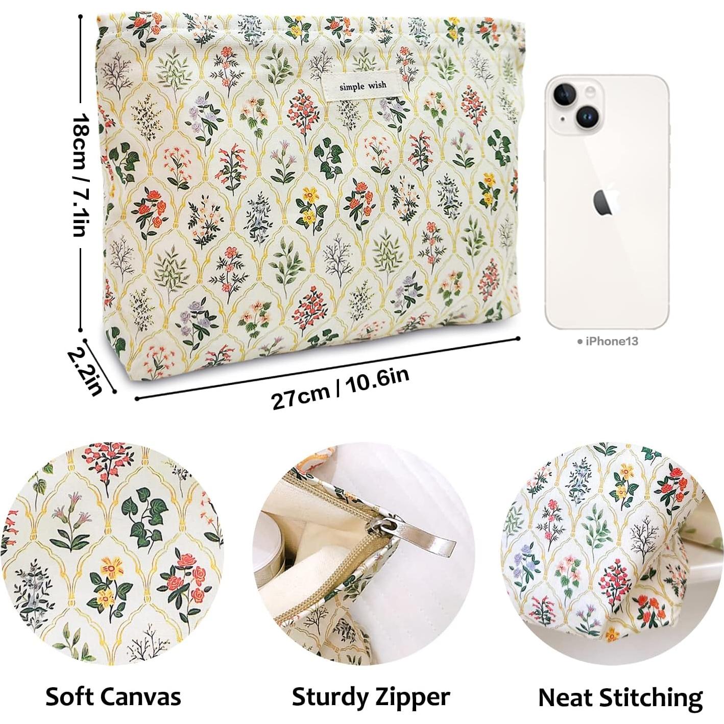 Bolsa de Maquillaje STARDW Jardín Pequeña Cosmética