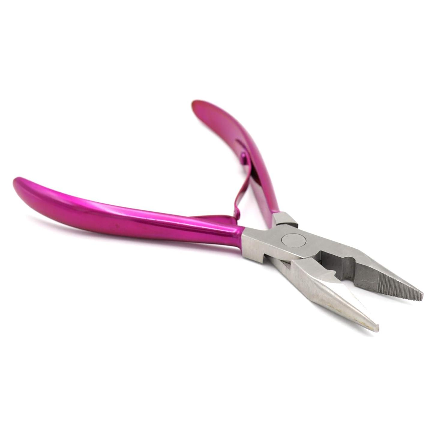 Pinzas G4 para Extensiones de Cabello Micro Enlace Rosa