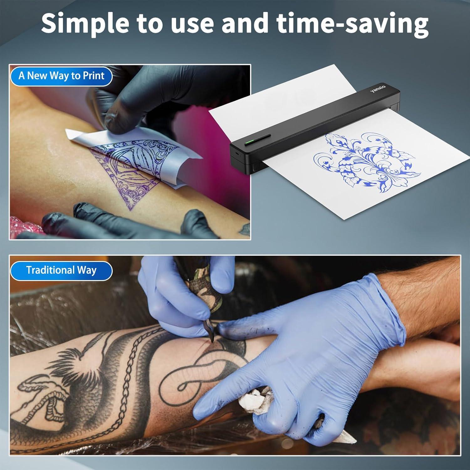 Impresora de Tatuajes Yanxio C80 Portátil Bluetooth 0.54 kg