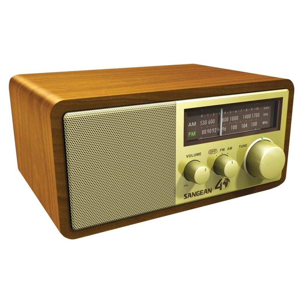 Radio de Mesa Sangean WR-11SE AM/FM 40 Aniversario Nogal