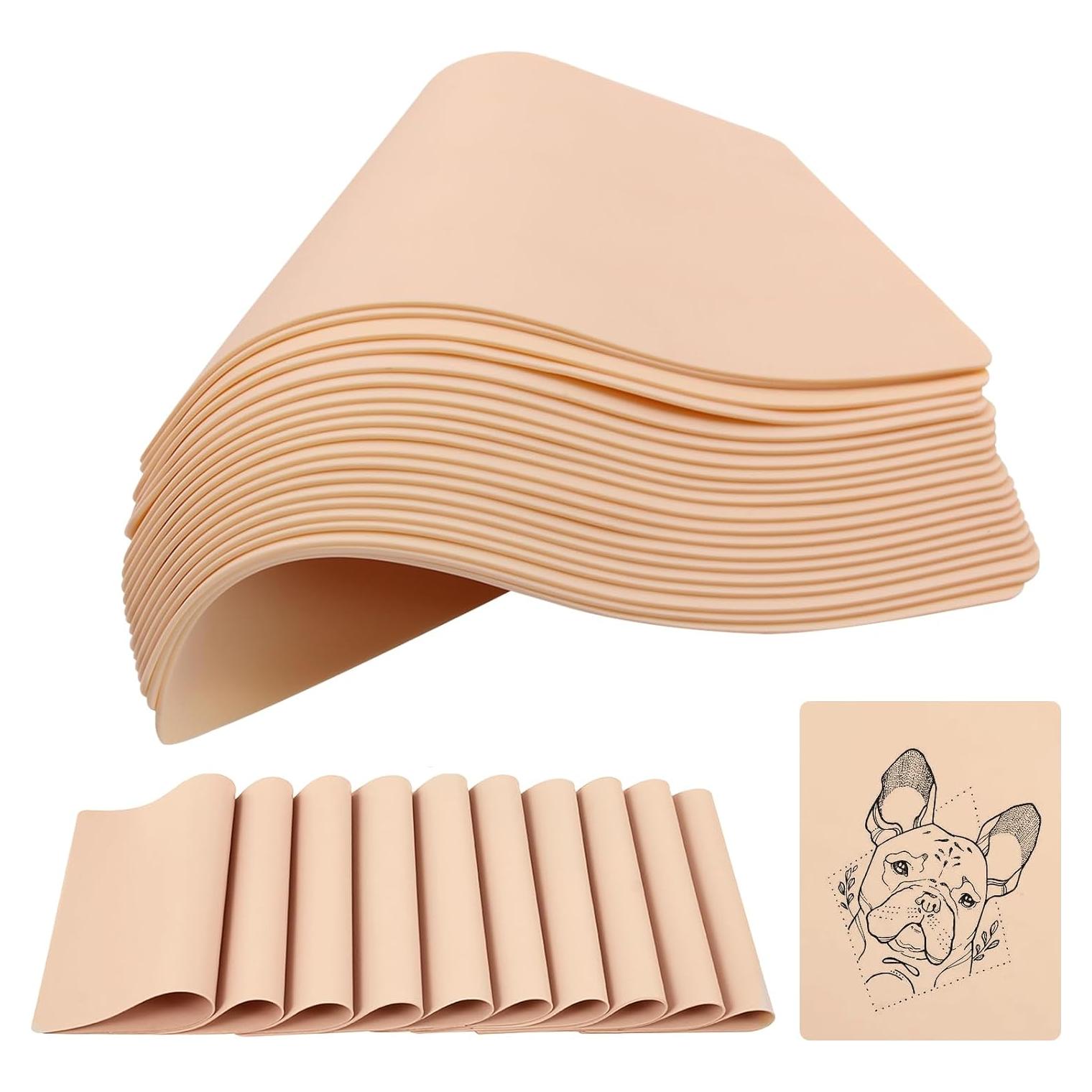 Piel de Práctica de Tatuaje Jconly 30 Piezas 20x15 cm