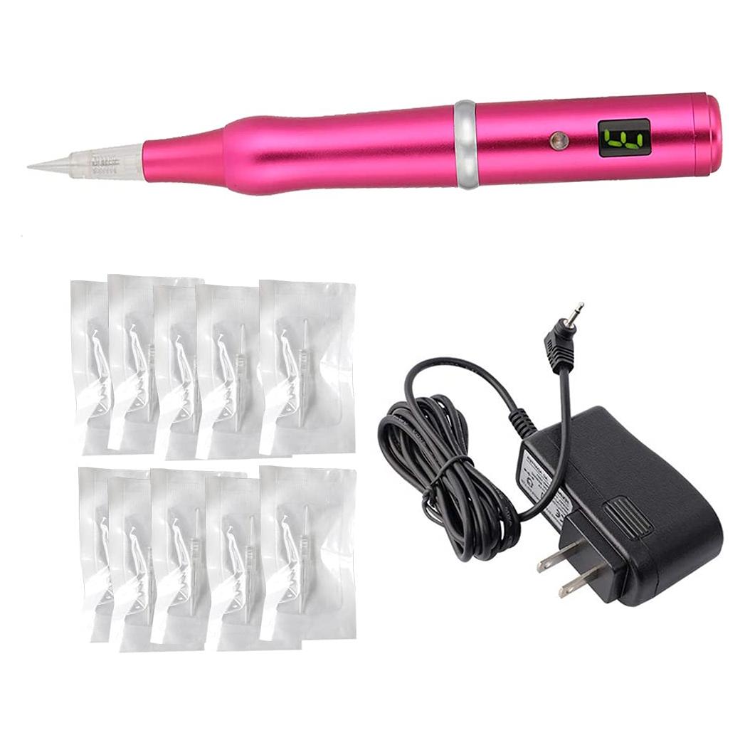 Máquina de Tatuaje Permanente QLX AP657R con Agujas y Batería