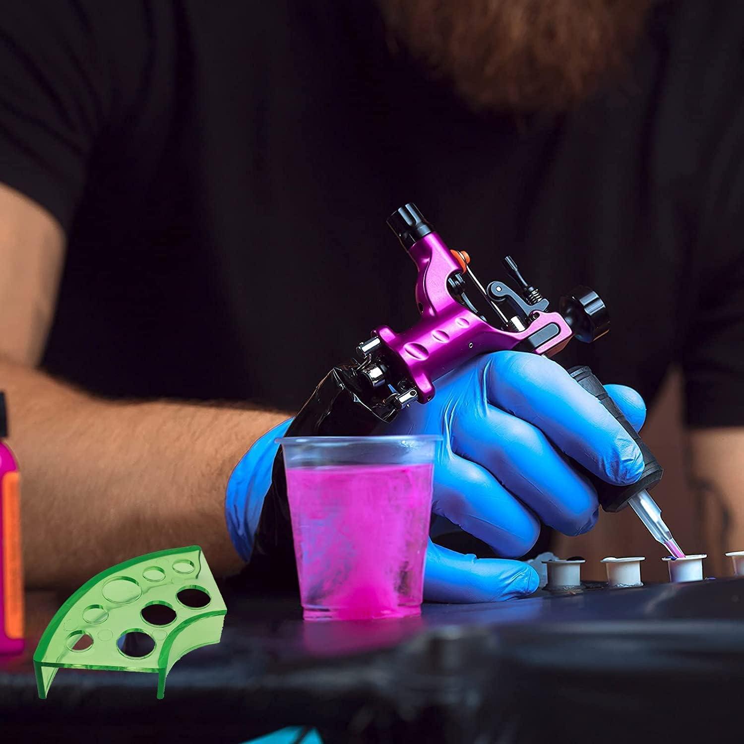 300 Tapas de Tinta para Tatuajes Moricher con Soportes