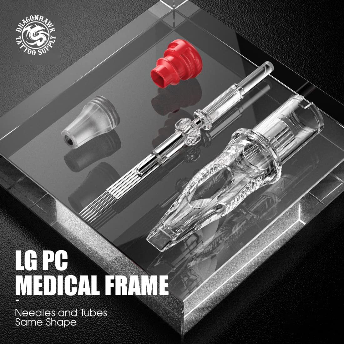 Cartuchos Agujas Dragonhawk Extreme 50Pcs Mixtos 1003RL 1005RL