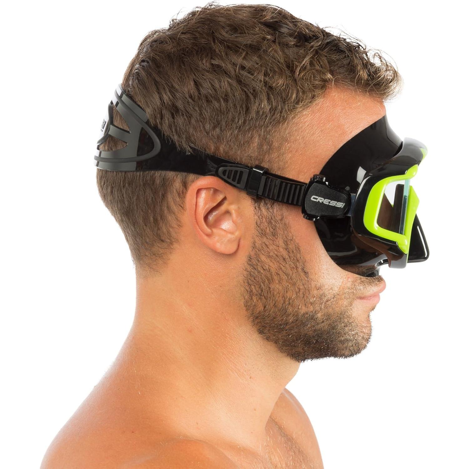 Kit de Snorkel y Máscara Cressi Pano 3 y Supernova Seco