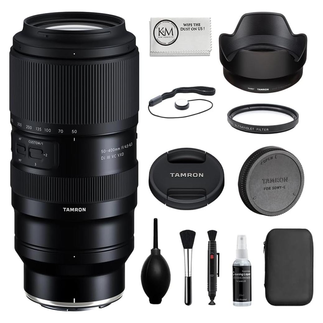 Lente Zoom Ultra-Telefoto Tamron 50-400mm f/4.5-6.3 para Nikon Z