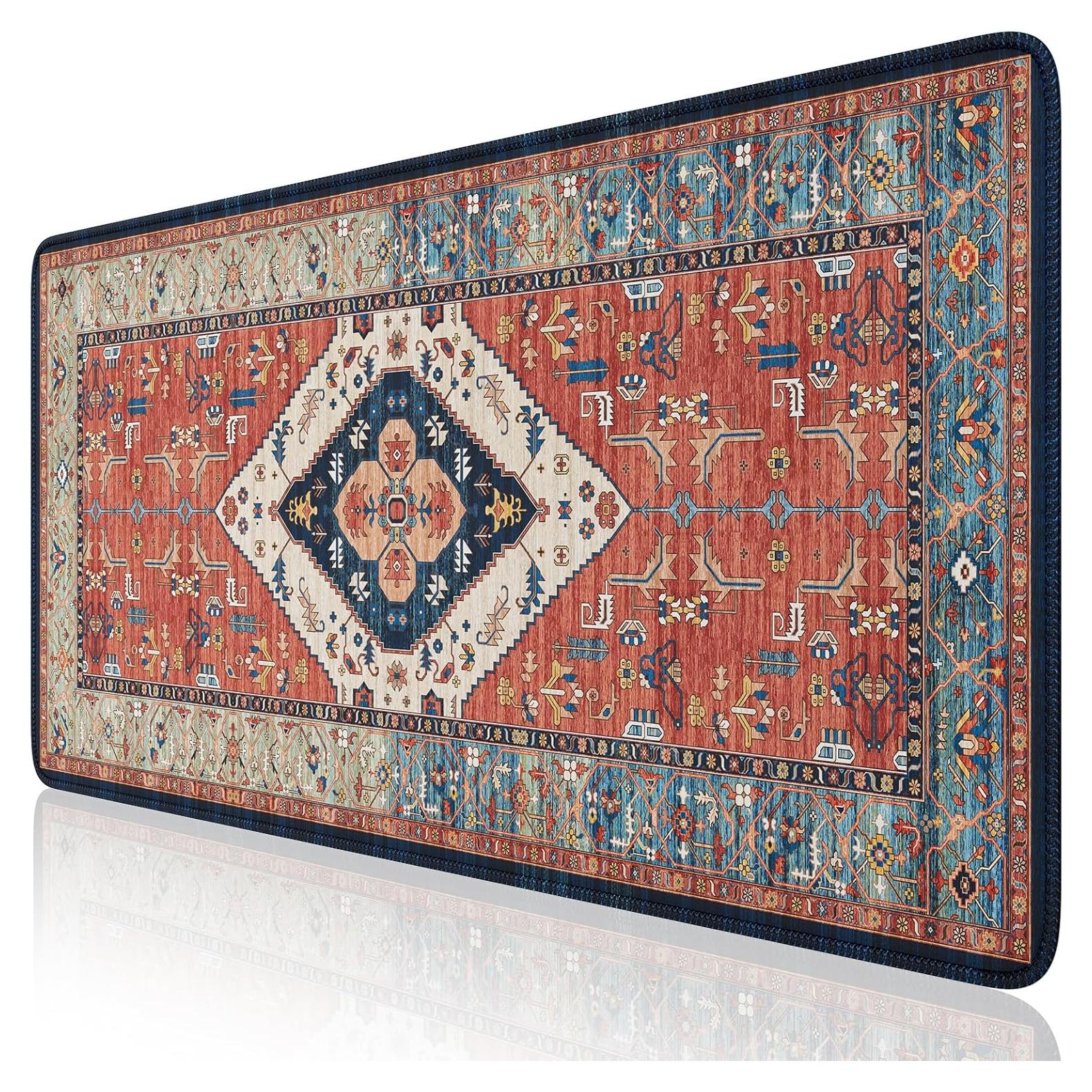 Alfombrilla de Escritorio iCasso XXL Antideslizante Marrón