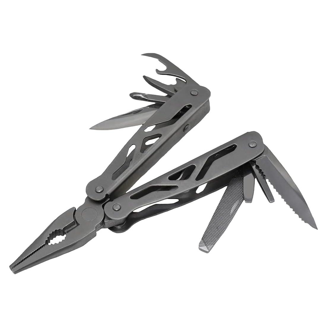 Multi-Herramienta 12 en 1 Grip - Cuchillo, Pinzas, Sierra