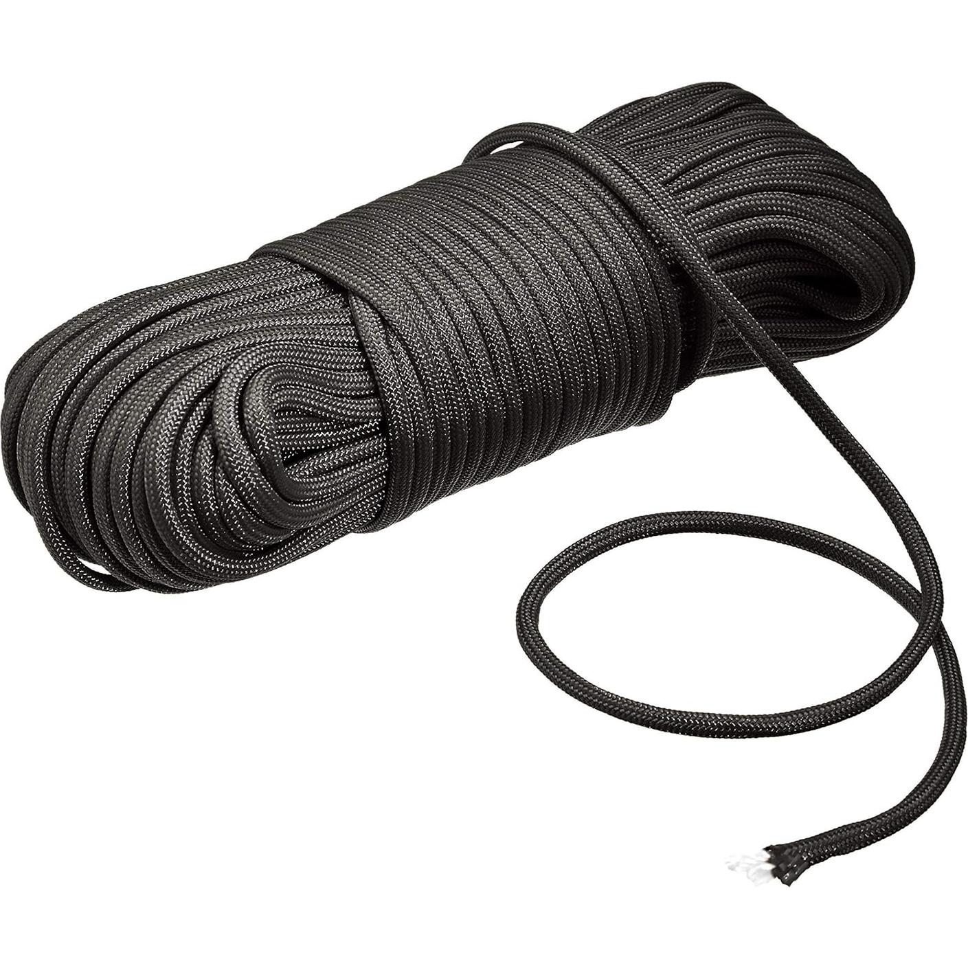 Paracord Amazon Basics 550 Tipo III 30m Nylon Negro